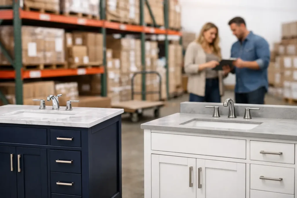 In Stock Bathroom Vanities Without Project Delays
