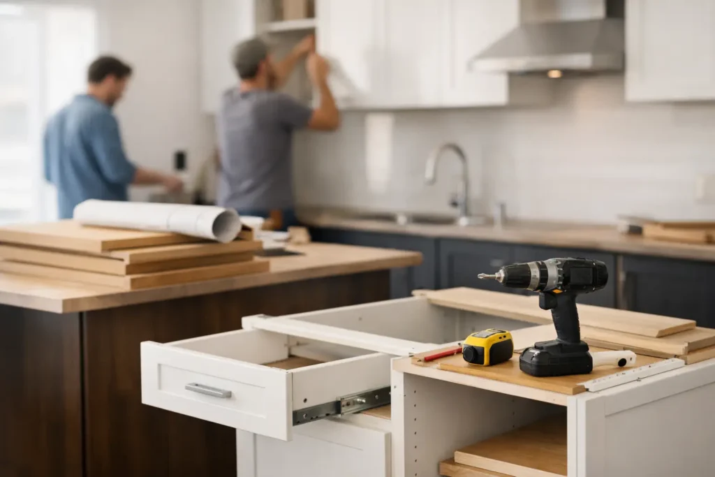 Kitchen Cabinets That Keep Projects Moving