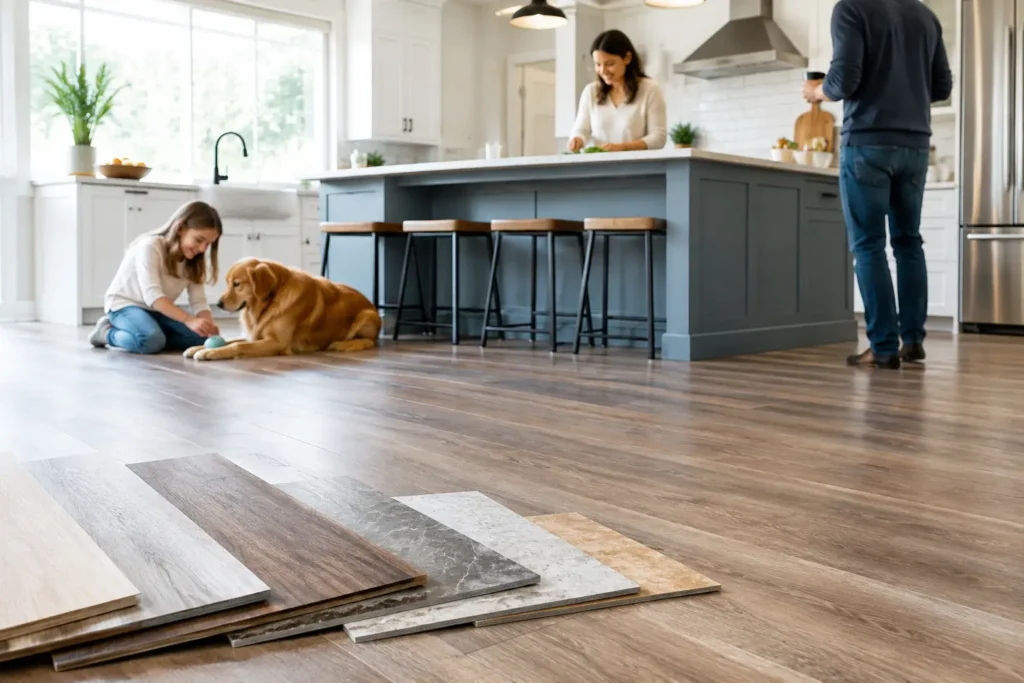 Best Kitchen Flooring Materials for Busy Homes