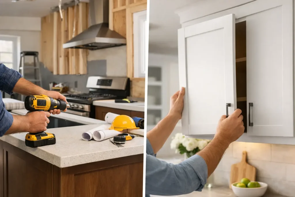 Kitchen Remodel vs Cabinet Refacing: Choose Right