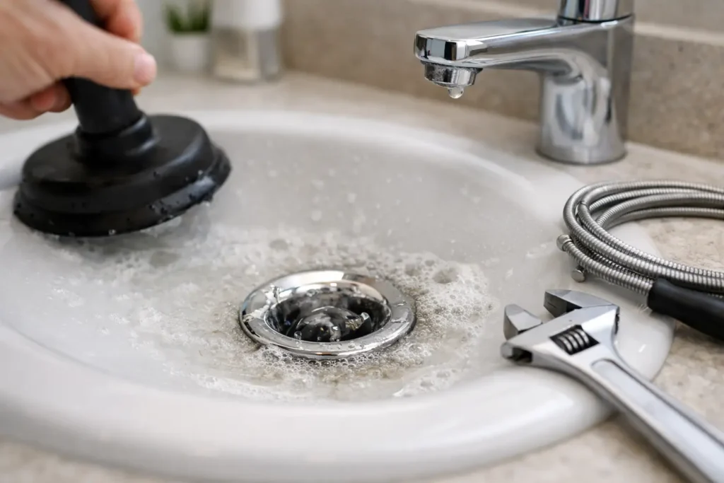 Why Is My Bathroom Sink Draining Slowly? Why Is My Bathroom Sink Draining Slowly?