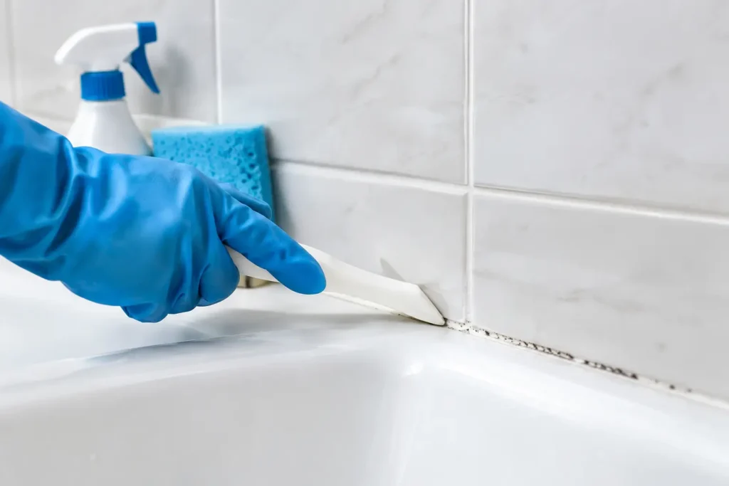 How to Remove Moldy Caulk Without Damaging Tile